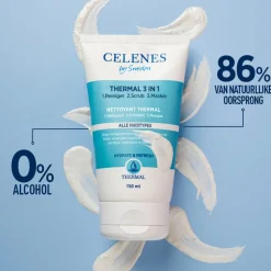 Celenes Thermal 3 in 1 Reiniger Scrub Masker 150 ml