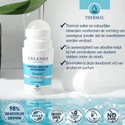 Celenes Thermal Mineral Roller Deodorant Whitening 75 ml