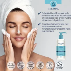Celenes Thermal Reinigende Foam Gel Vettige / Combinatie Huid 250 ml