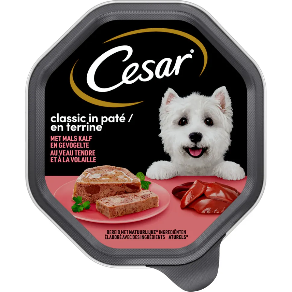 Cesar Classic Paté Kalf - Gevogelte 150 gr