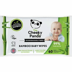 Cheeky Panda Babydoekjes Bamboo 60 stuks