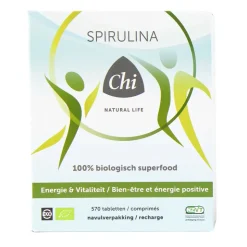 Chi Natural Life Bio Spirulina 500 mg Navulling 570 tabletten