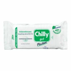 Chilly Pocket Intiemtissues Doekjes Gel & Fresh 12 stuks