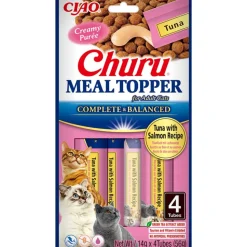 Ciao Churu Meal Topper Kattenvoer Tuna & Salmon 4 x 14 gr