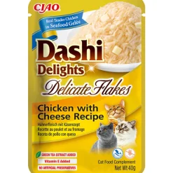 Ciao Dashi Delights Delicate Flakes Kattenvoer Nat Chicken & Cheese 40 gr