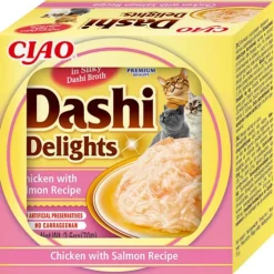Ciao Dashi Delights Kattenvoer Nat Chicken & Salmon 70 gr