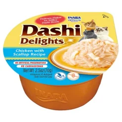 Ciao Dashi Delights Kattenvoer Nat Chicken & Scallop 70 gr