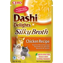 Ciao Dashi Delights Silky Broth Kattenvoer Nat Chicken 40 gr