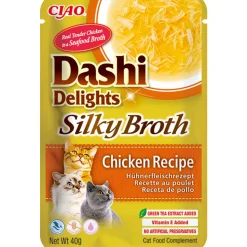 Ciao Dashi Delights Silky Broth Kattenvoer Nat Chicken 40 gr