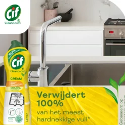 Cif Schuurmiddel Cream Citroen 750 ml