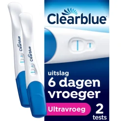 Clearblue Zwangerschapstest Ultravroeg 2 stuks