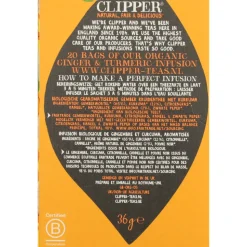 Clipper Thee Ginger & Tumeric 20 stuks