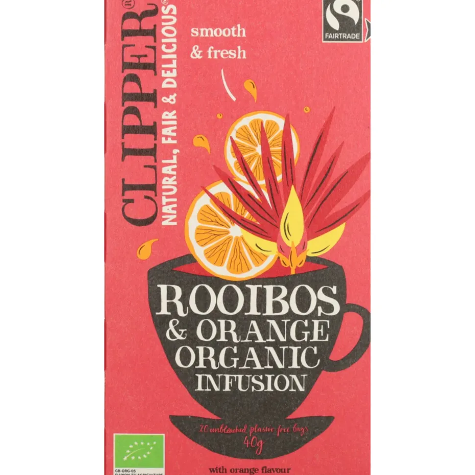 Clipper Thee Rooibos Orange 20 stuks