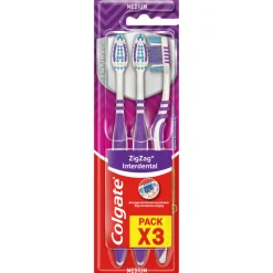 Colgate Tandenborstel ZigZag Medium 3 stuks