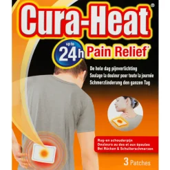Cura Heat Rug En Schouderpijn 3 stuks