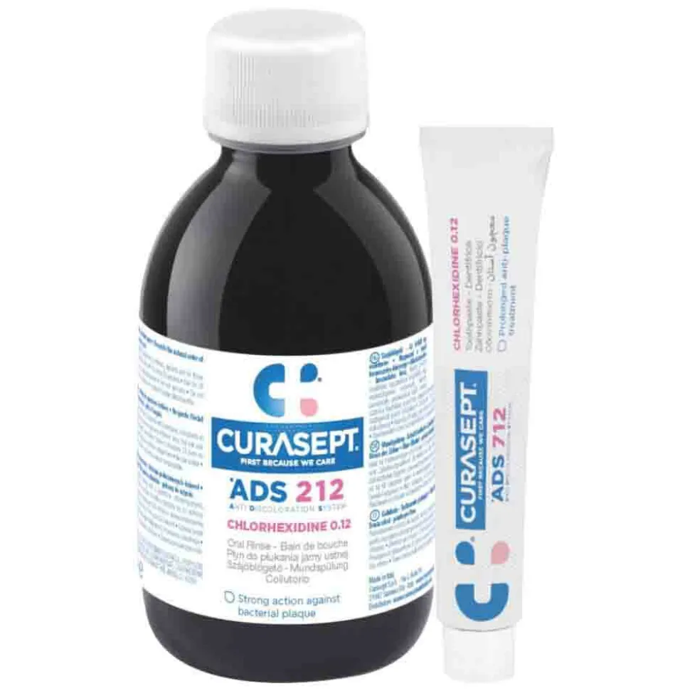 Curasept 0,12% CHX Mondspoeling en Gel-Tandpasta Pakket