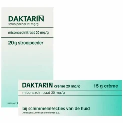 Daktarin Crème 15gr + Daktarin Strooipoeder 20gr Pakket