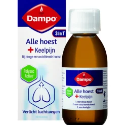 Dampo Alle Hoest +Keelpijn 150 ml