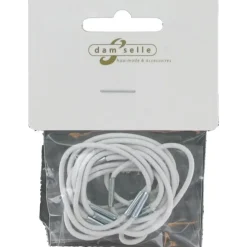 Damselle Elastiek Wit Klein 12 stuks