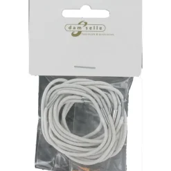 Damselle Elastiek Wit Lang 12 stuks