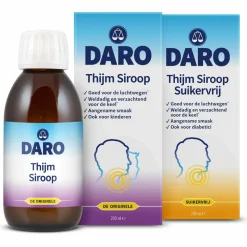 Daro Thijmsiroop Suikervrij 200 ml