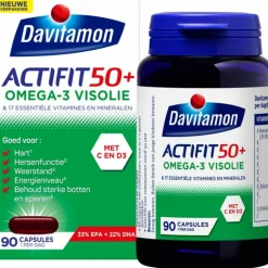 Davitamon Actifit 50+ Omega-3 Visolie 90 capsules
