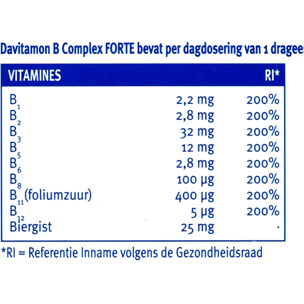 Davitamon B Complex Forte 100 stuks