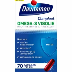 Davitamon Compleet Omega-3 Visolie 70 capsules