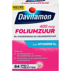 Davitamon Foliumzuur 84 smelttabletten