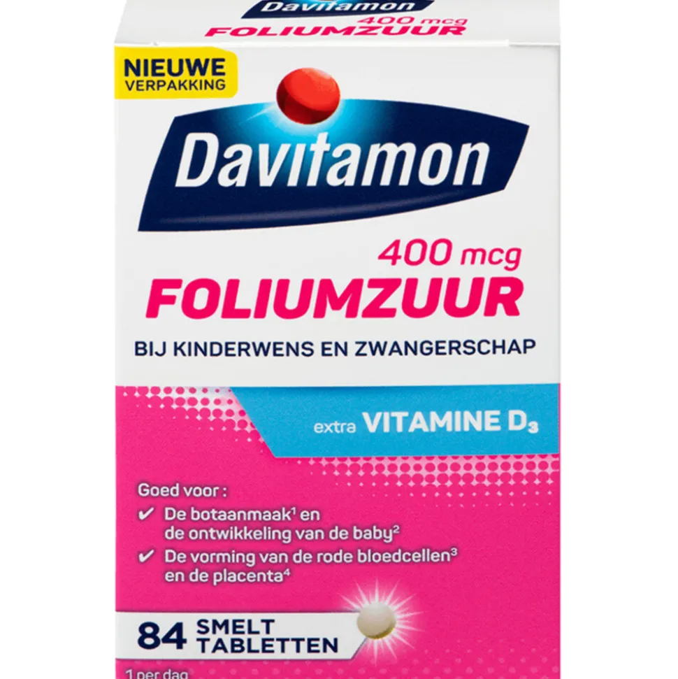 Davitamon Foliumzuur 84 smelttabletten