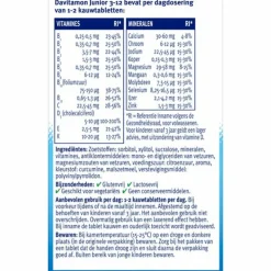 Davitamon Junior 3+ Kauwvitamines Banaan 120 kauwtabletten
