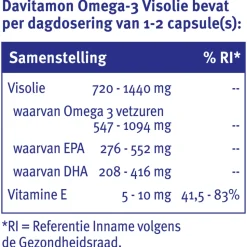 Davitamon Omega-3 Visolie 60 capsules