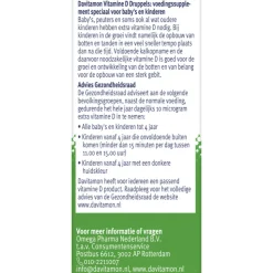 Davitamon Vitamine D Druppels 100% Natuurlijk 25 ml