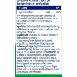 Davitamon Vitamine D Kind 50 smelttabletten