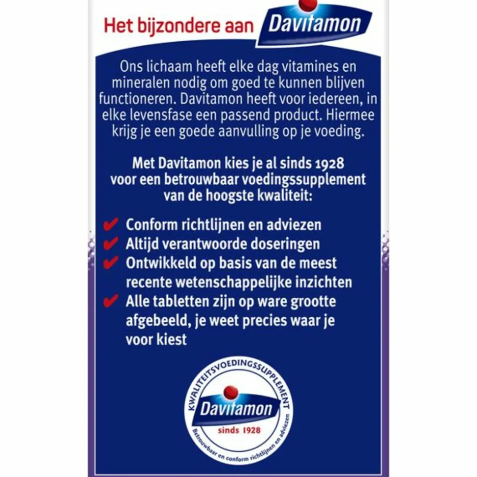 Davitamon Vitamine D3 20MCG Hoog Gedoseerd 75 smelttabletten