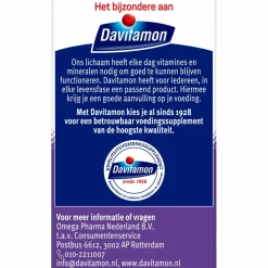 Davitamon Vitamine D3 75mcg 75 smelttabletten