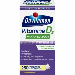 Davitamon Vitamine D3 Vanaf 50 Jaar 250 tabletten