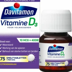 Davitamon Vitamine D Volwassenen 75 smelttabletten