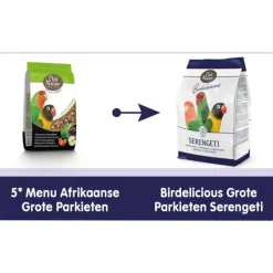 Deli Nature 5 Sterren Menu Afrikaanse Parkiet 2,5 kg