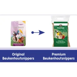 Deli Nature Premium Beukenhoutsnippers 8 mm Midden 12,5 kg