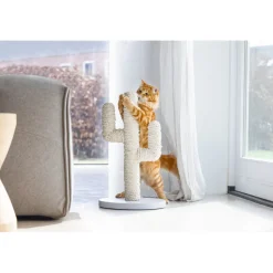 Designed by Lotte Houten Krabpaal Cactus Wit 35 x 35 x 60 cm