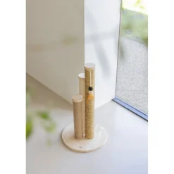 Designed by Lotte Krabpaal Hout Willa 39,5 x 39,5 x 70 cm