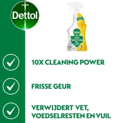 Dettol Antibacteriële Allesreiniger Spray Sprankelende Citroen 750 ml