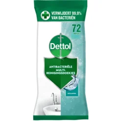 Dettol Antibacteriële Reinigingsdoekjes Oceaanfris 72 stuks