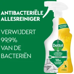Dettol Power & Fresh Spray Citroen & Limoen Allesreiniger 500 ml