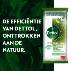 Dettol Reinigingsdoekjes Tru Clean Eucalyptus & Lime 48 stuks