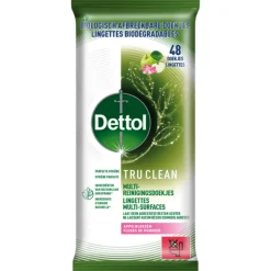 Dettol Reinigingsdoekjes Tru Clean Appleblossom 48 stuks