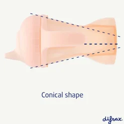 Difrax Anti-lek Beker Zachte Tuit Caramel