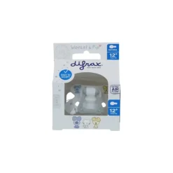 Difrax Fopspeen Natural 12+ mnd Woezel & Pip