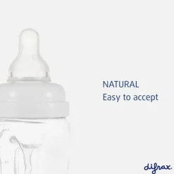 Difrax Handgreepfles Raspberry 240 ml